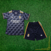Maillot et Short Real Madrid 2024/25 Third – Kit Bleu Marine 3D avec Détails Dorés