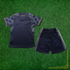 Maillot et Short Real Madrid 2024/25 Third – Kit Bleu Marine 3D avec Détails Dorés