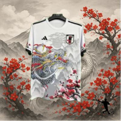Maillot Japon Dragon Blanc – Montagne & Tradition Guerrière