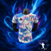 Maillot Dragon Ball Z – Édition Énergie Suprême Rose & Bleue