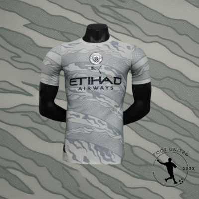 Maillot Manchester City Third 2023:24 - Camouflage Gris Maillot Manchester City Third 2023/24 - Camouflage Gris