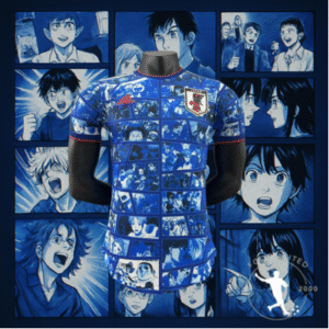 Maillot Manga Bleu – Case par Case, l’Art du Combat et de l’Émotion