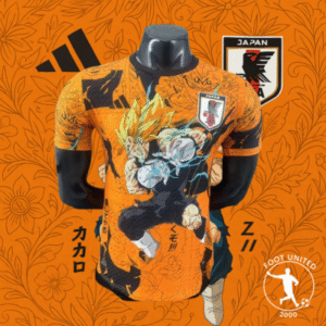 Maillot concept Dragon Ball Z x Équipe du Japon – Orange Manga Exclusif