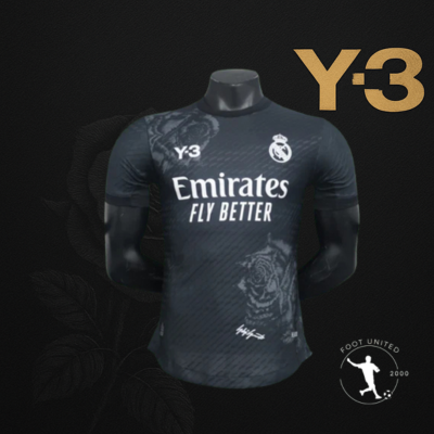 maillot du real de Madrid y3 en noir maillot du real de Madrid y3 en noir
