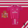 maillot du real de madrid retro enfant rose