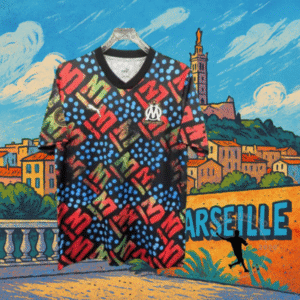 Maillot Concept OM – Édition Pop Art Multicolore