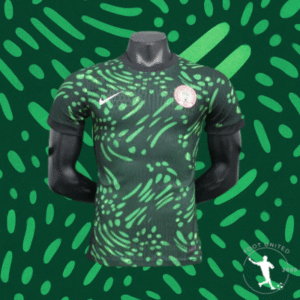 Maillot Third Nigéria 2023/24 – Édition Nike (Vert & Noir)