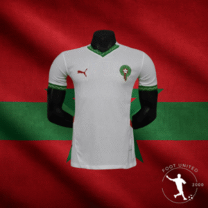 Maillot Maroc Blanc 2024 – Édition Classique