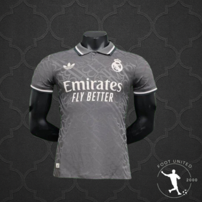 maillot du real chic gris en promotion maillot du real chic gris en promotion