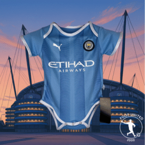 Body bébé Manchester City 2024/25 – Puma Dri-FIT “Sky Blue”