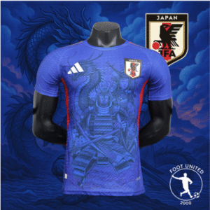 Maillot Adidas Japon “Édition Samouraï” 2024/25 – Bleu Graphique Officiel