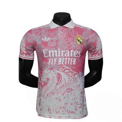 Design sans titre-3 Maillot concept Real Madrid Dragon Rose 2024 – Design exclusif et stylé