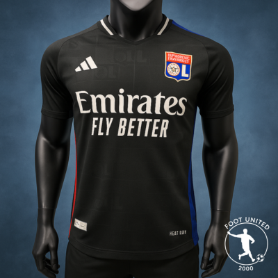 Maillot Olympique Lyonnais 2023/2024 concept – Noir élégant