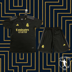 Maillot Adidas Real Madrid Third 2024/25 – Noir & Or