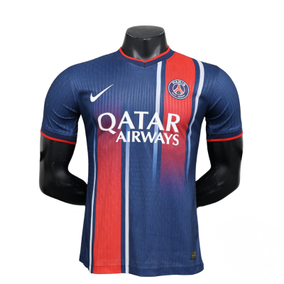 Maillot de foot concept PSG 2024 domicile – Bleu, rouge et blanc Qatar Airways