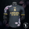 Maillot concept Real Madrid x Y-3 2024 – Noir & Or floral
