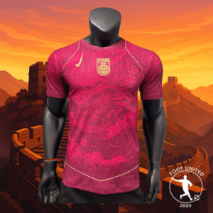 Maillot de foot concept Chine 2025 – Dragon Rouge et Bird’s Nest