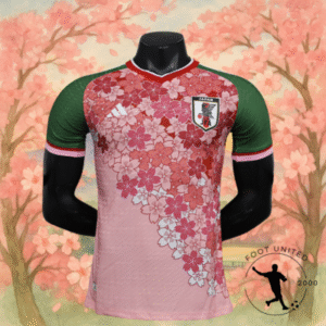 Maillot de foot Japon 2025 « Sakura » – Édition Fleurs de Cerisier