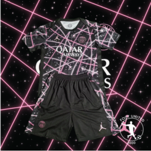 Maillot et short de foot extérieur PSG 2024/25 – Jordan “Neon Grid”