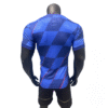 Maillot de foot de l'équipe de Croatie – Damier Bleu à Diagonales Rouges