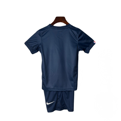 Design sans titre-51 Maillot et short de foot PSG 2023/24 Domicile – Nike Bleu Marine & Rouge “Qatar Airways”
