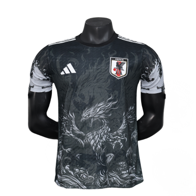 Maillot concept Japon « Dragons of Nippon » : motifs de dragon noir, AeroDry™, coupe slim fit, hommage à l’art nippon. Livraison offerte sur FootUnited2000.com Maillot concept Japon « Dragons of Nippon » : motifs de dragon noir, AeroDry™, coupe slim fit, hommage à l’art nippon. Livraison offerte sur FootUnited2000.com