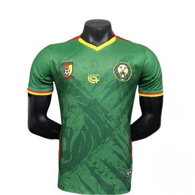 Design sans titre-73 Maillot de foot Extérieur Cameroun 2024 « Lions Indomptables »