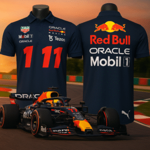 Maillot Polo Red Bull Racing Sergio Pérez 2024 | Édition F1
