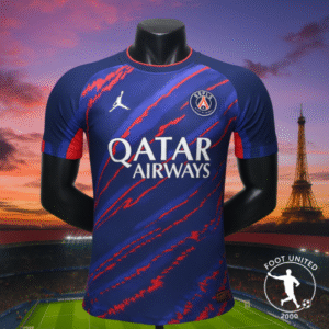 Maillot de foot du PSG 2024/25 – Bleu “Éclair”