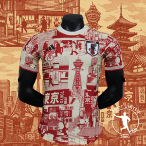 Maillot de foot Japon 2025 « Métropoles » – Tokyo & Osaka rouge
