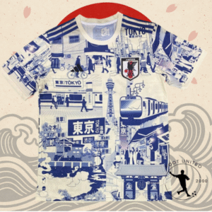 Maillot de foot Japon 2025 « Métropoles » – Tokyo & Osaka bleu