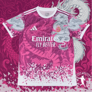 Maillot de foot concept Real de Madrid Dragon Magenta