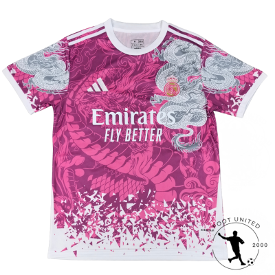 Maillot de foot concept Real de Madrid Dragon Magenta promo Maillot de foot concept Real de Madrid Dragon Magenta