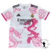 Maillot de foot concept  Real de Madrid Dragon Rose/Blanc